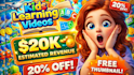 create creative and educational kids learning videos