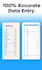 do urgent data entry 100 entries in 1 hour