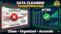 fix messy excel or csv data and turn it into clean insights using python