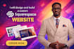 design, redesign, build a professional squarespace website as squarespace expert