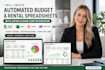 create automated budget and rental spreadsheets with zapier and make com