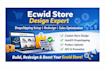 create and redesign ecwid store with autods dropshipping setup