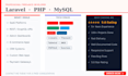 build a professional PHP laravel web app with mysql rest API and admin panel