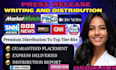 write and distribution press release premium media sites