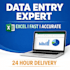 do accurate data entry, excel work, data cleaning and web research