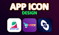 design modern app icon