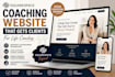 design a high converting squarespace website for life coaches