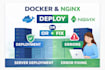deploy your website using docker, nginx on linux server