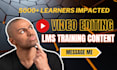 do online video editing, lms course creation, udemy  slides, interactive lessons
