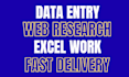 data entry web research expert