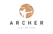 create unique archer eagle logo with source file in 24hours