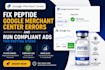 fix peptide google merchant center errors run compliant ads for peptide store