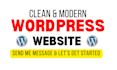 do basic website design simple wordpress website elementor website expert