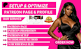 create and optimized patreon profile and do professional patreon page setup