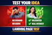 validate your startup idea using landing page testing strategy