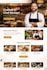 build a squarespace wix restaurant, food, catering, cafe, chef website design