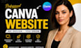 canva website design landing page website design
