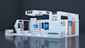 design a professional 3d exhibition stall and 3d rendering