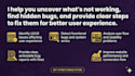 test and review your website or app