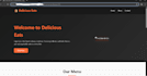 create HTML programmed landing page
