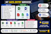 do accurate data entry, excel work and copy paste fast