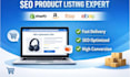 do ebay, amazon, etsy, shopify product listing SEO optimized title description