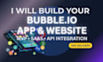 develop bubble io apps scalable web app development