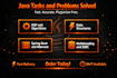 do urgent java assignments, java tasks, java problems