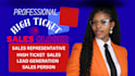 high ticket sales closer remote b2b salesperson sales representative