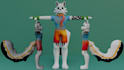 do 3d character rigging in blender and unity