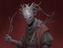 draw creepy dark fantasy character illustrations