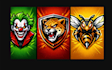 do custom trendy gaming logo design and twitch avatar