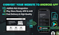 convert your website into android app with admob ads