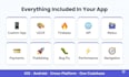 develop a professional react native app for ios and android