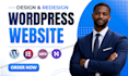 design or redesign a responsive wordpress website with elementor pro