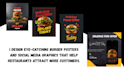 create food and beauty posters