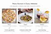 create a modern restaurant website with online booking