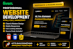 build a professional website using HTML, CSS and javascript