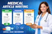 write highquality medical articles and blogs