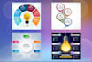design a professional timeline or steps infographic