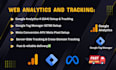 do meta pixel, analytics, conversion tracking and google tag manager setup
