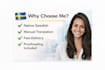 translate english to swedish manually and accurately