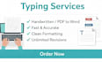do accurate data entry, typing, and create professional academic notes