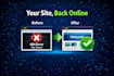 fix your hosting issues, setup cpanel, configure dns and install SSL cert