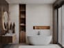 created a rendering of the bathroom