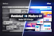update your website UI with a trendy, responsive, and intuitive interface