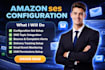 setup amazon ses configuration set event destination sns topic notification