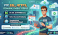 fix SSL, https, domain, email issue of godaddy, bluehost, siteground website