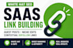 build high authority saas backlinks with guest posting
