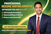 build professional resume writing resume editing executive resume resume writer